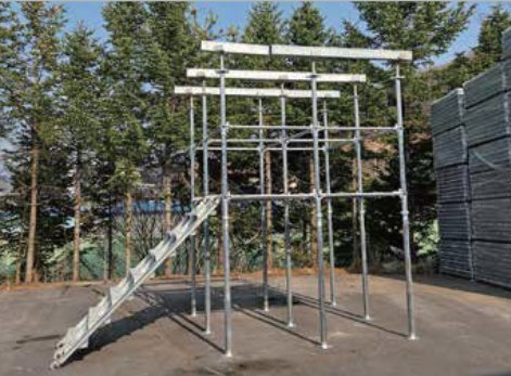 Step 6 — placing U-heads and primary beams