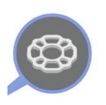 Eight-way hole rosette flange
