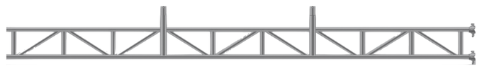 Scaffold truss girder